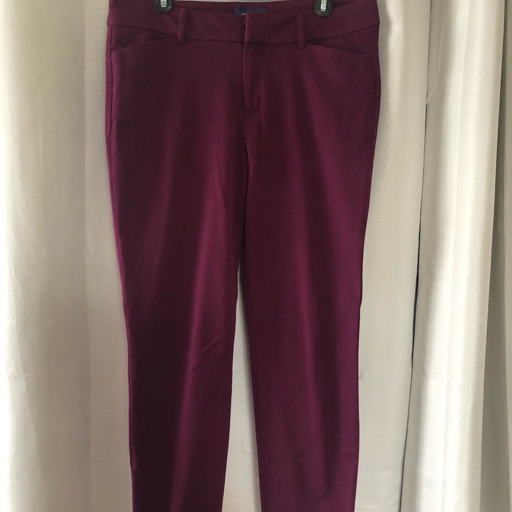 Red Wine Old Navy pixie pants